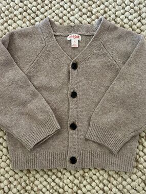 Cat & Jack Toddler Cardigan Sweater Oatmeal 3T